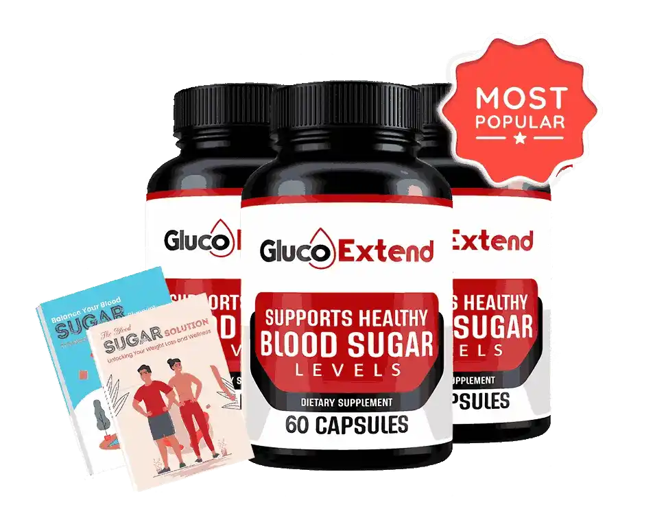 Gluco Extend 3 Bottle Package